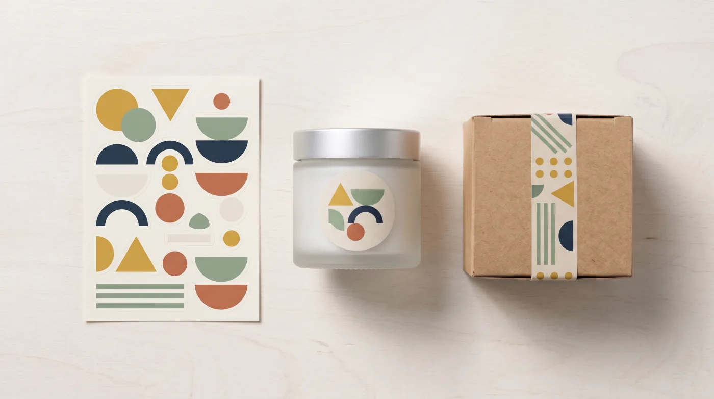 Vinilo de corte impreso aplicado: etiquetado de producto y packaging