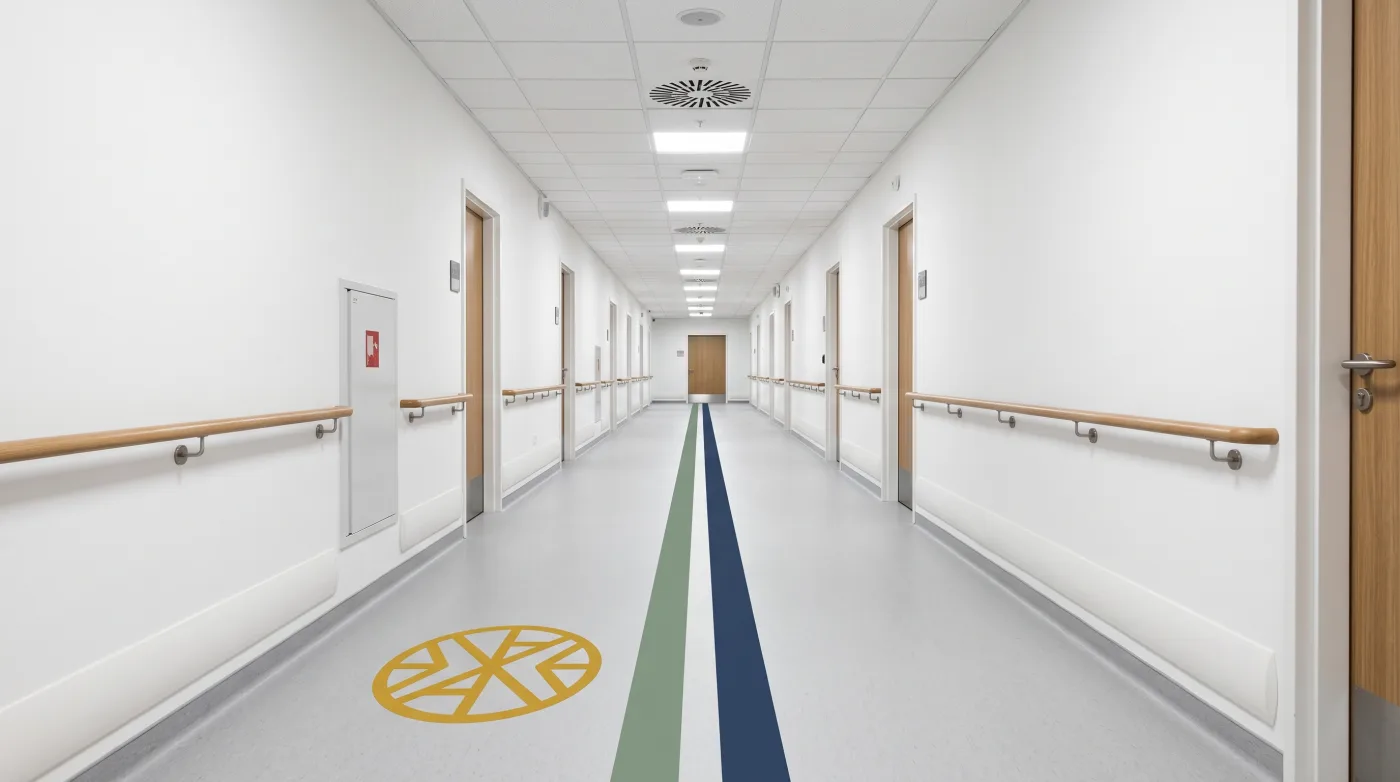 Vinilo para suelo aplicado: hospitales y espacios públicos